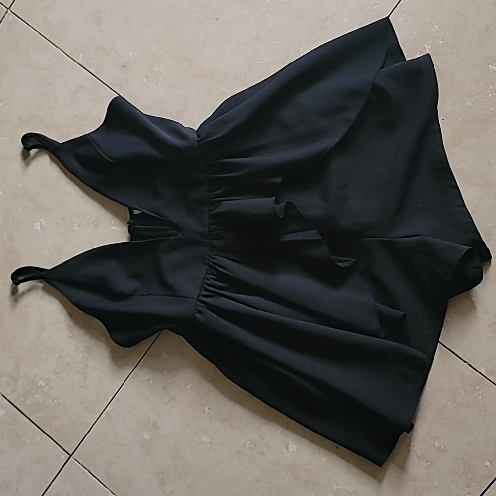 Black Mini Romper/Dress